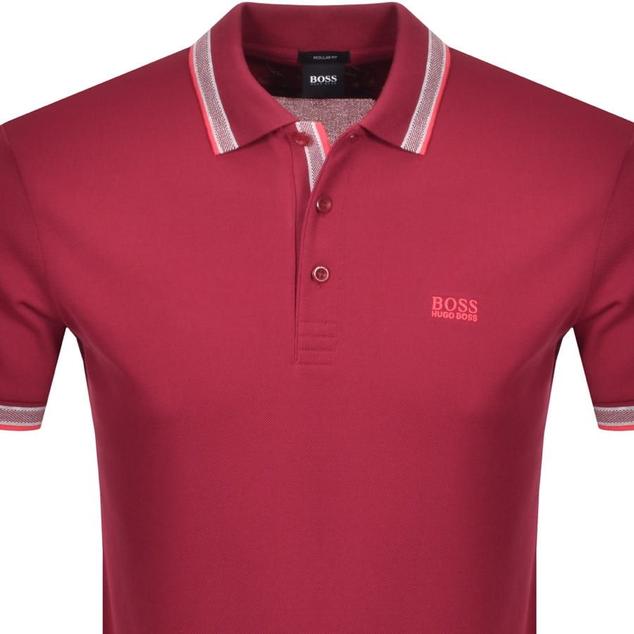 Alternative Image for ProductBOSS Paddy Polo T Shirt Pink2